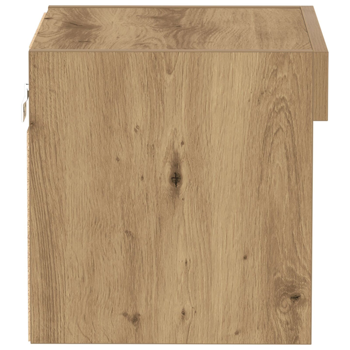 Wandkast Met Led-Verlichting Artisan Eiken 40X30X30 Cm