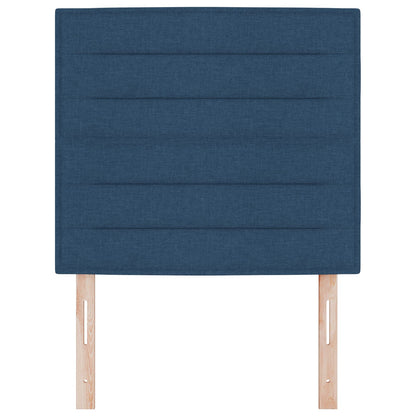 Hoofdbord Lijnenontwerp Stof Blauw 90 cm Hoog hoofdbord