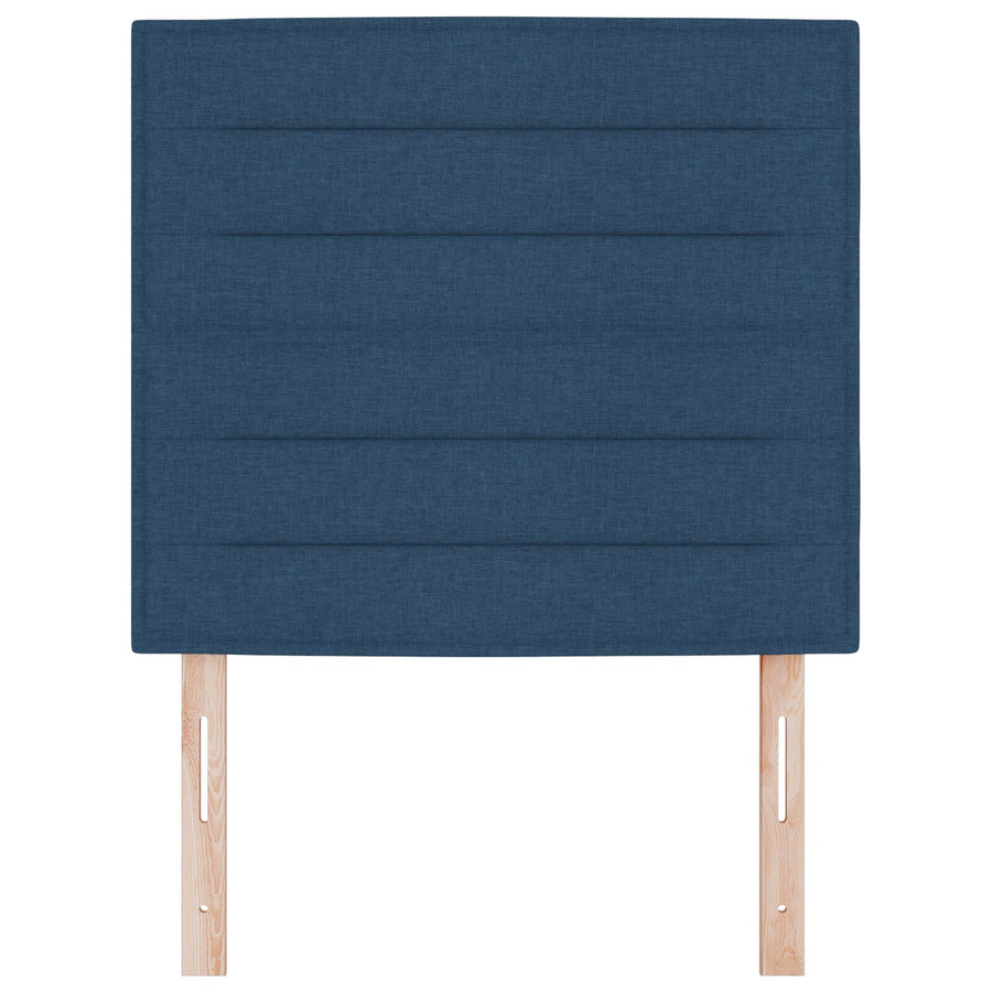 Hoofdbord Lijnenontwerp Stof Blauw 90 cm Hoog hoofdbord