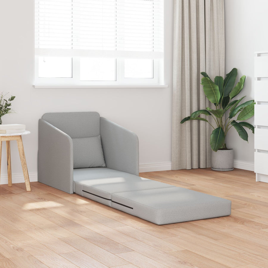 Vloer Sofa Bed 2-In-1 65X80X83 Cm Stof Cloud grey
