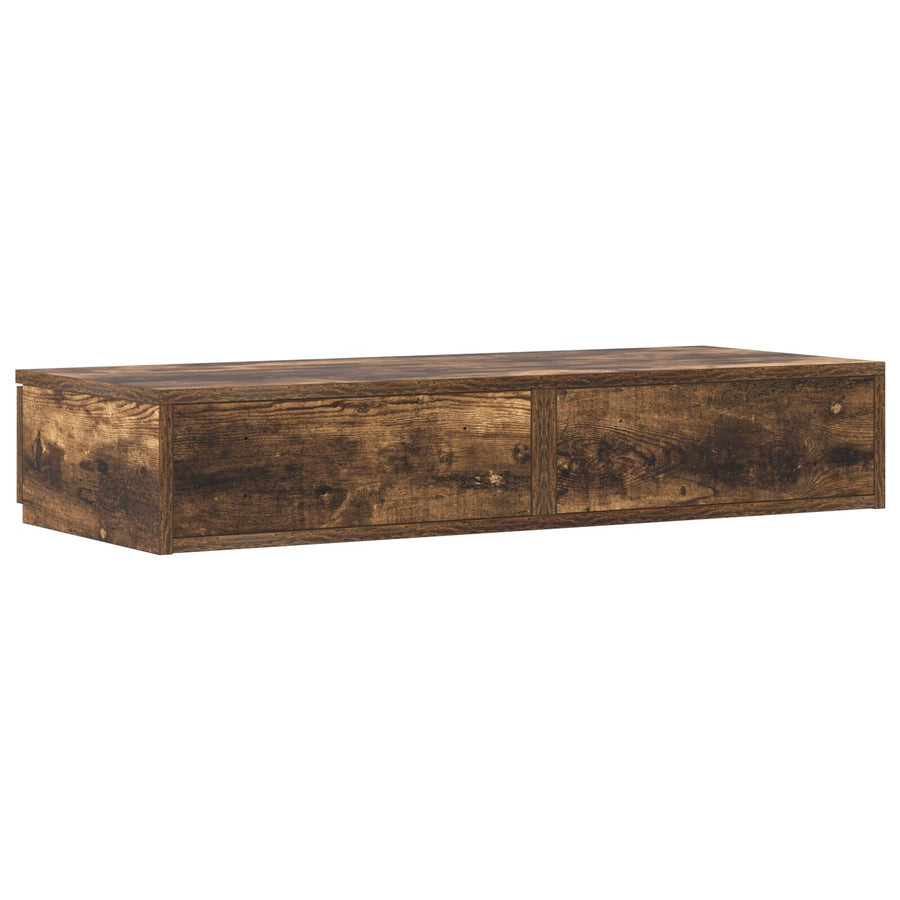 Bedlade Geengineerd Hout Gerookt eiken 75 x 36,5 x 16,5 cm