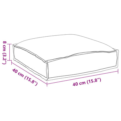 Palletkussens Voor Zitplaatsen 4 Stuks 40X40X8 Cm Oxford Stof Beige