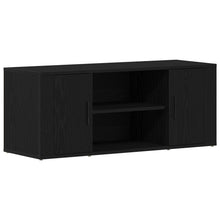 Tv-Kast 100X35X40 Cm Bewerkt Hout Zwart eiken