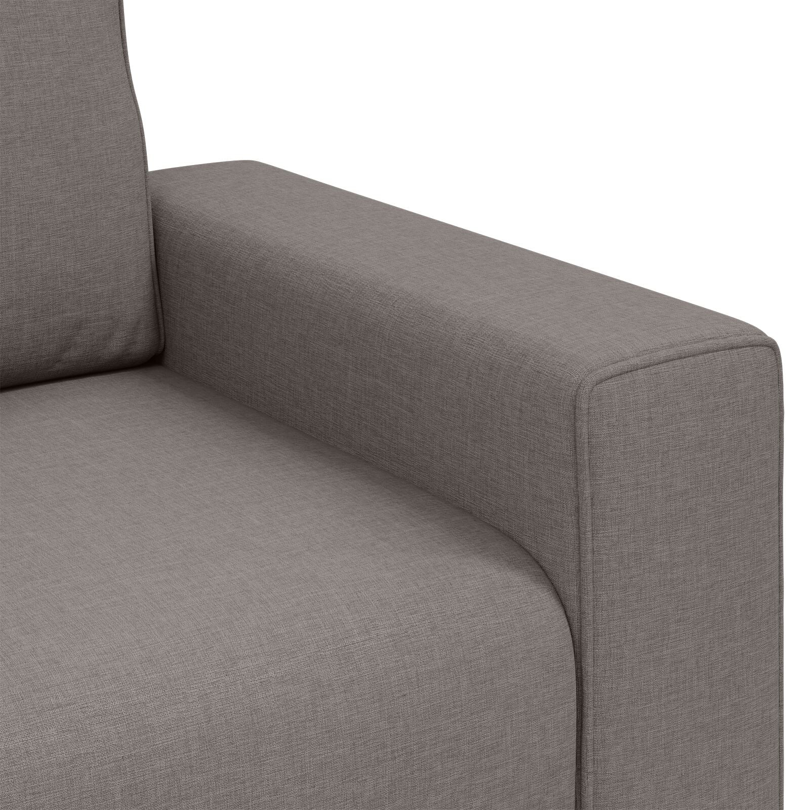 Fauteuil In - Stof Taupe 59 cm
