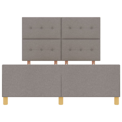 Bed Frame - Taupe - 160X200 Cm Stof Crème