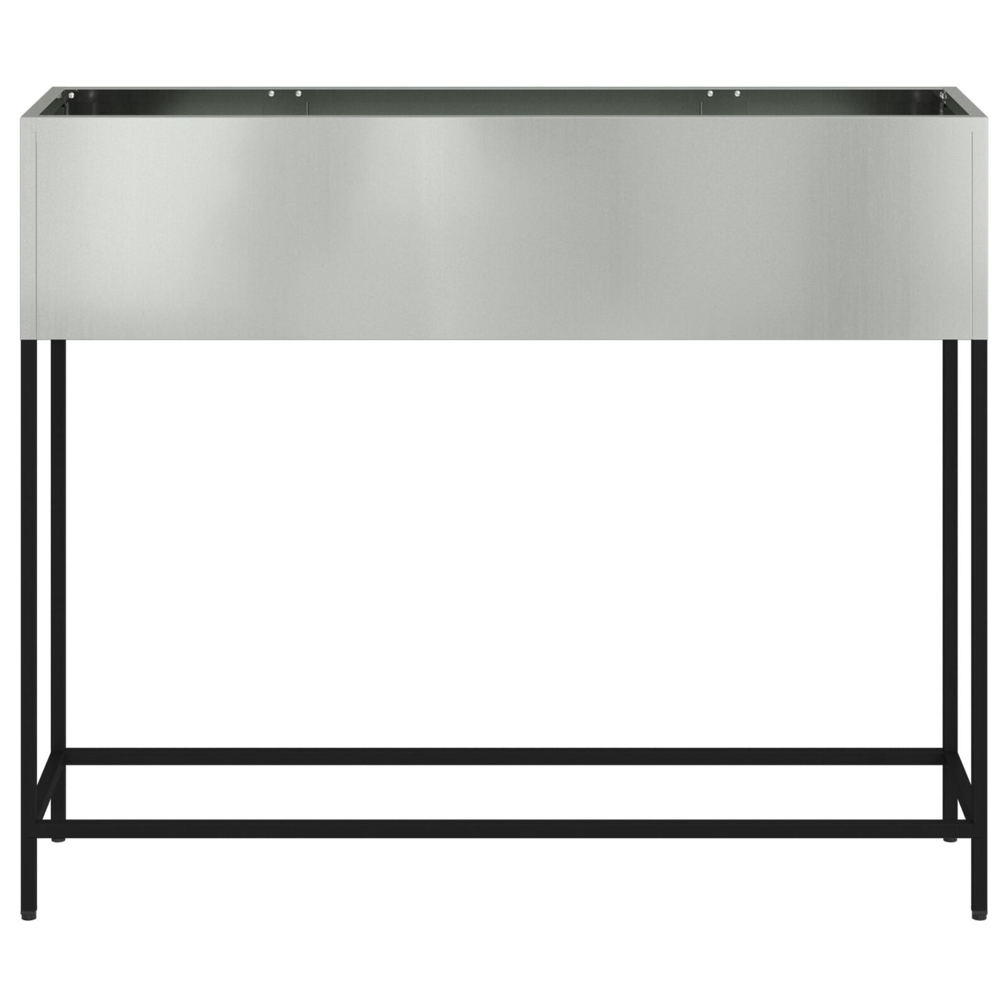 Verhoogde Tuinbak Gegalvaniseerd staal 100 x 26 x 82 cm