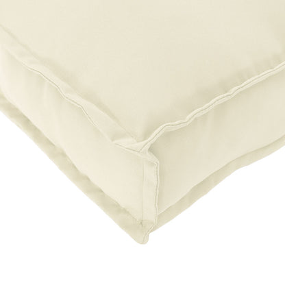 Palletkussens Voor Zitplaatsen 4 Stuks 40X40X8 Cm Oxford Stof Crème