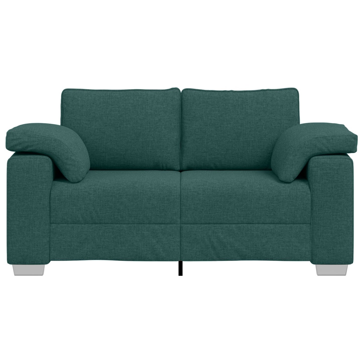 Loveseat Bank Stof Donkergroen 120 cm
