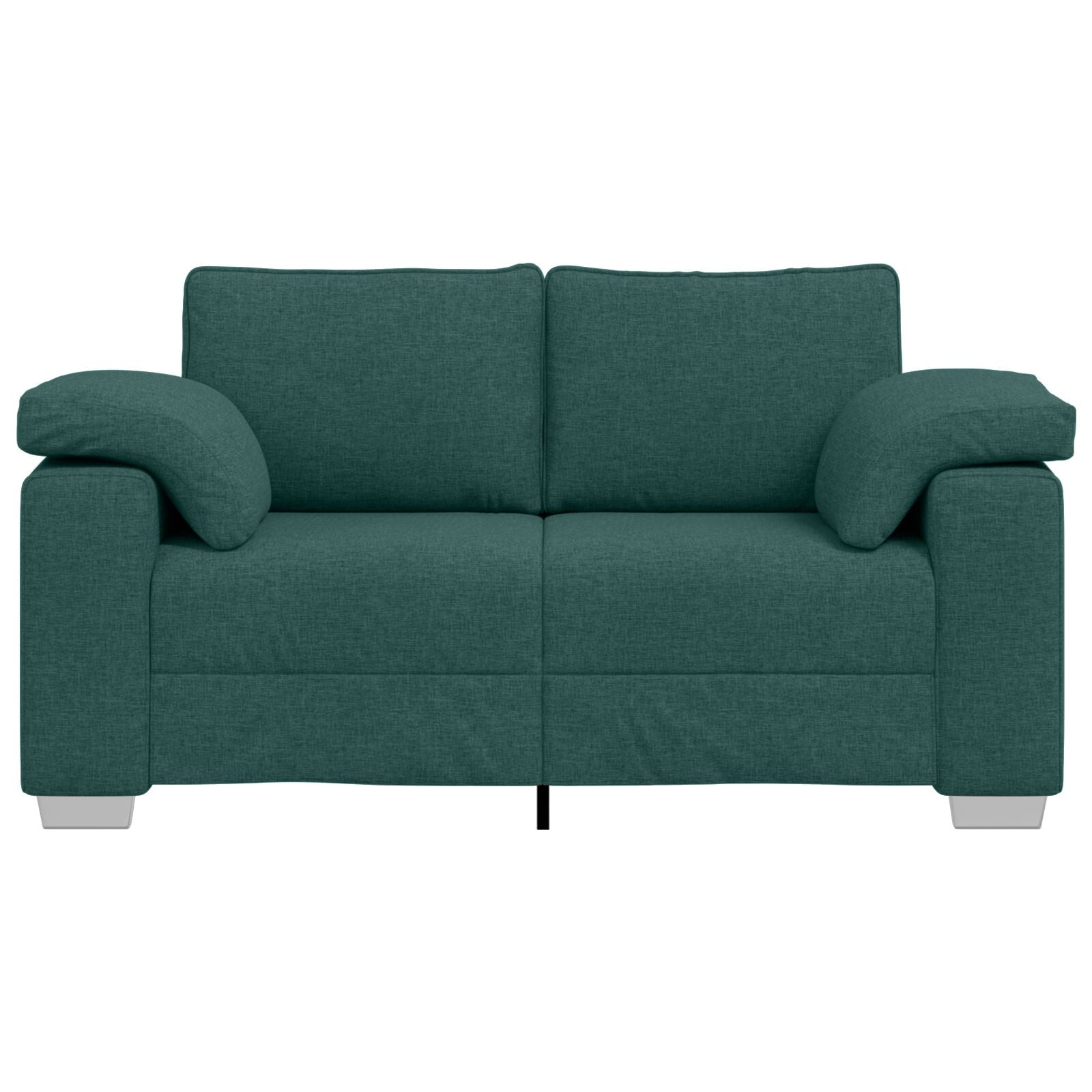 Loveseat Bank Stof Donkergroen 120 cm