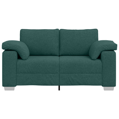 Loveseat Bank Stof Donkergroen 120 cm