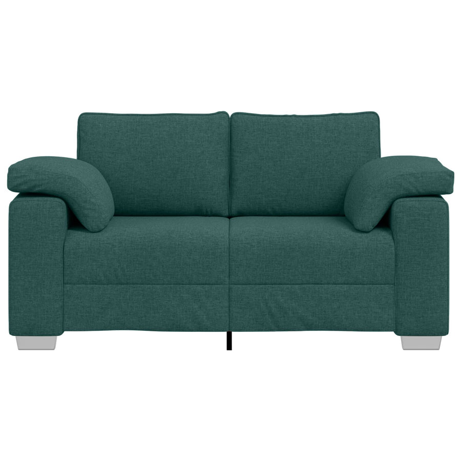 Loveseat Bank Stof Donkergroen 120 cm