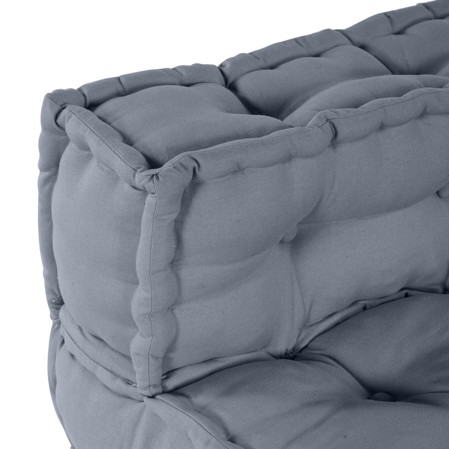 Modular Poef 70X70X54 Stof Grijs 70 x 70 x 54 cm Middelgrote sofa