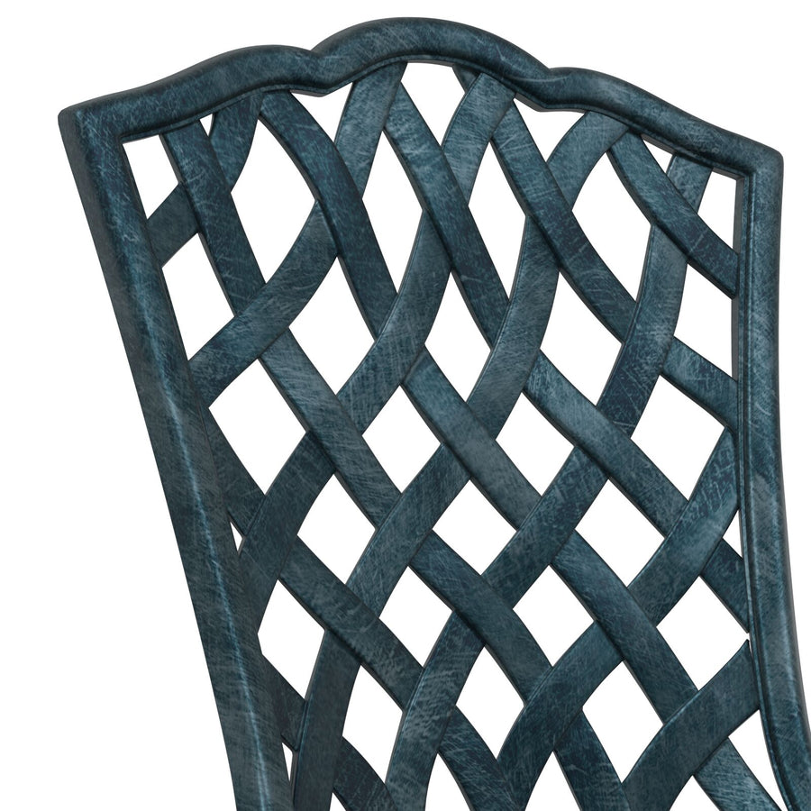 3-Delige Tuin Bistro Set E Gietaluminium Groen