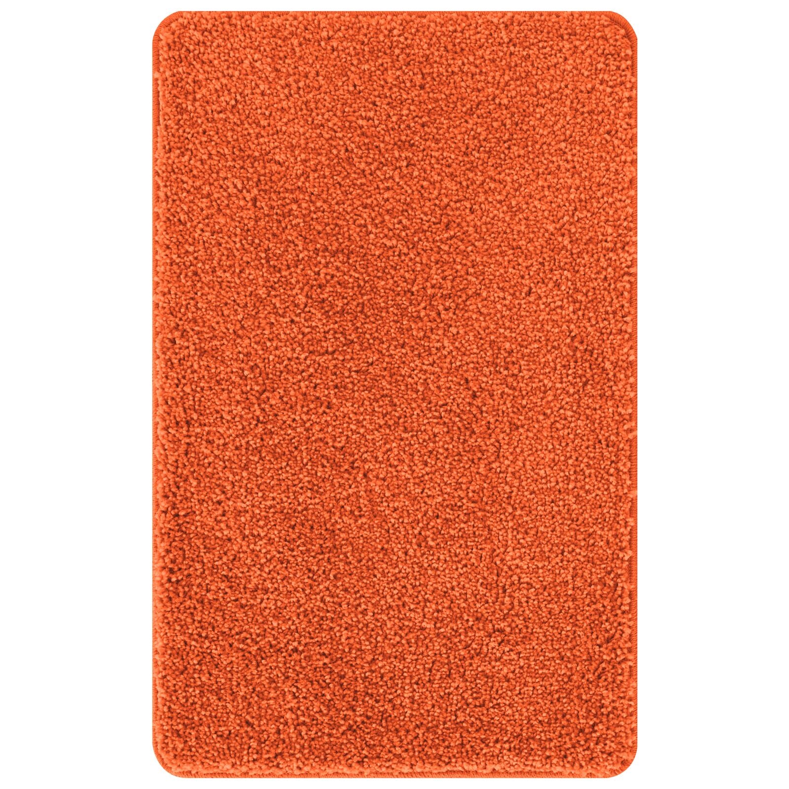 Badmat Rechthoekig Polypropeen Antislip Oranje 60 x 90 cm