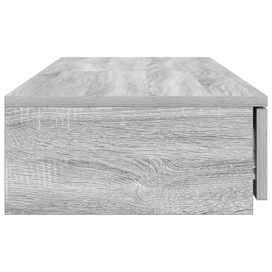 Bedladen 120X36,5X16,5 Cm Geëngenieerd Hout Grijs Sonoma 120 x 36.5 x 16.5 cm