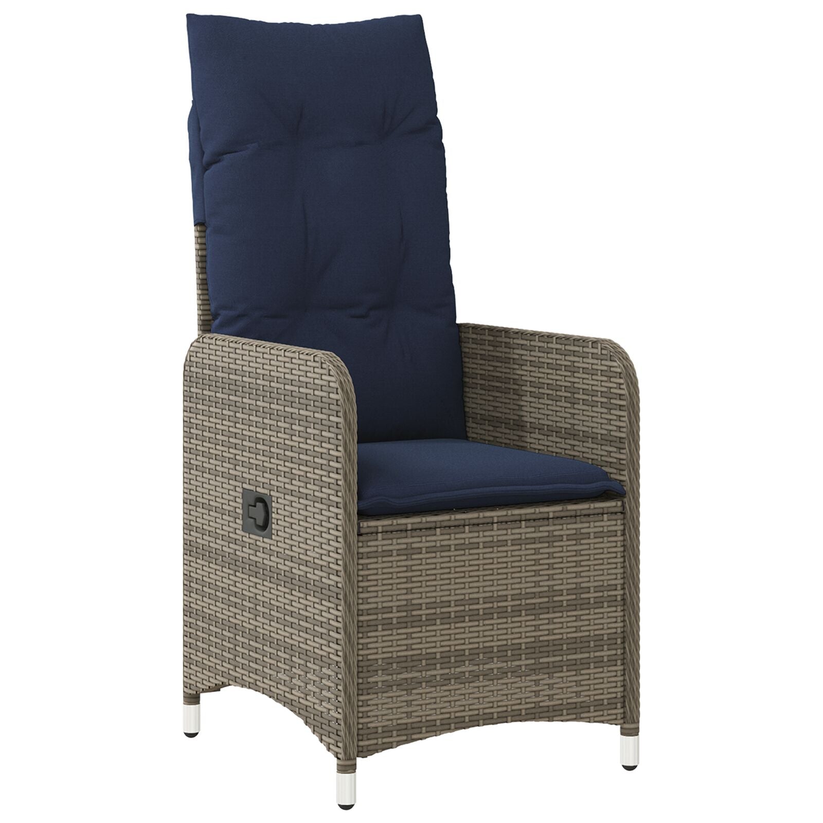 7 Delige Tuin Eetset Met Kussens Zwart Poly Rattan