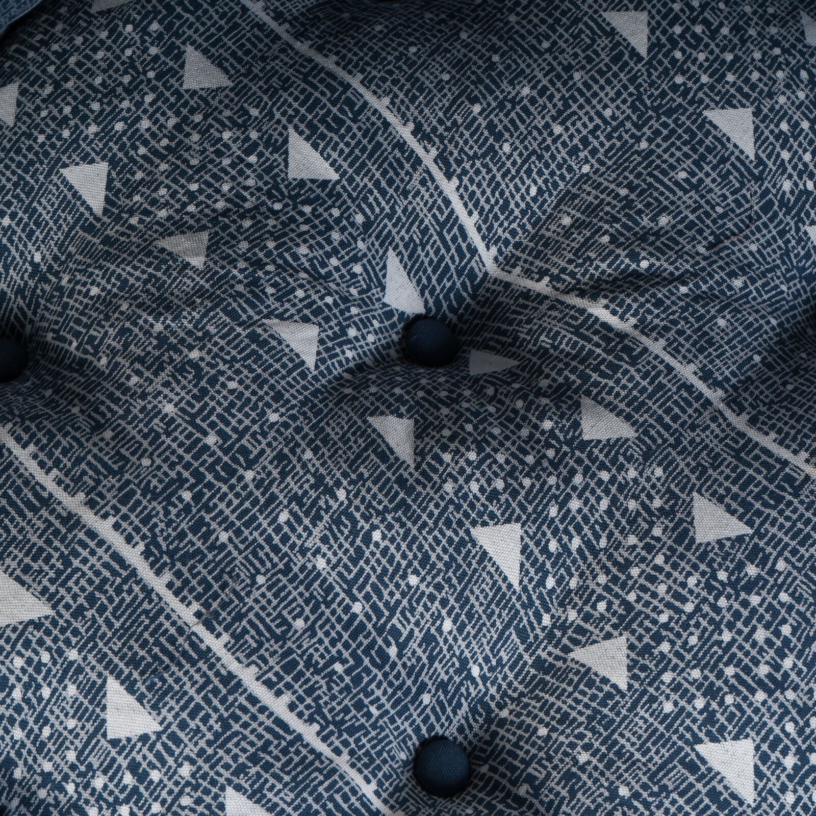 Modulaire Poef Indigo 70X70X54 Stof Indigo Print 70 x 70 x 54 cm Middelgrote bank