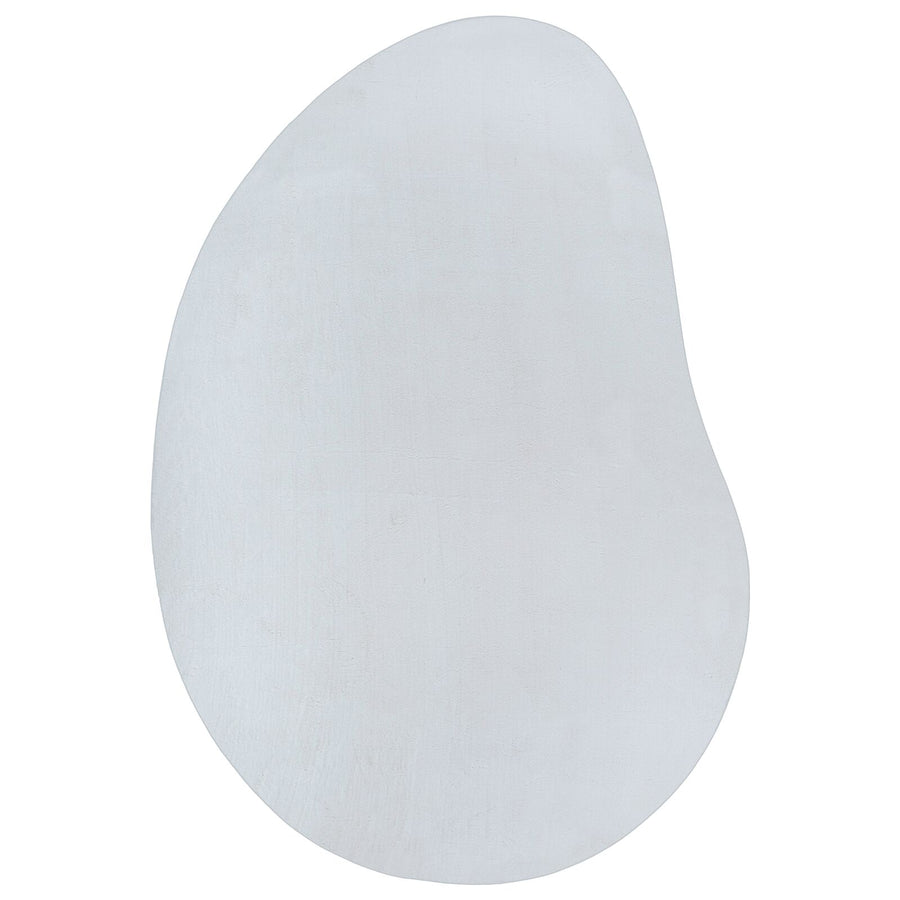 Vloerkleed Polyester Antislip Grijs 120 x 170 cm Ovaal-Druppel