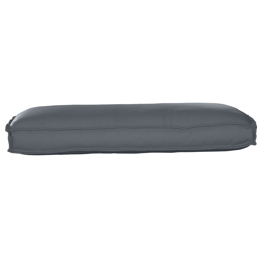 Buiten Kussen Polyester 120 X 12 X 50 Cm Duurzaam Anthraciet