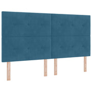 Headboard Dark Blue 180 cm Velvet