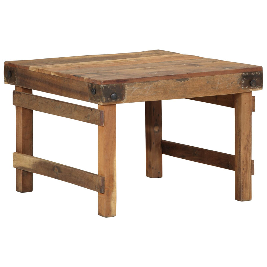 Salontafel Massief Hout Gerecycled 55 x 60 x 40 cm