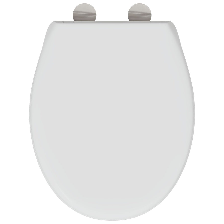 Snelontgrendelbaar Toiletzitje Met Soft Close Duroplast Wit