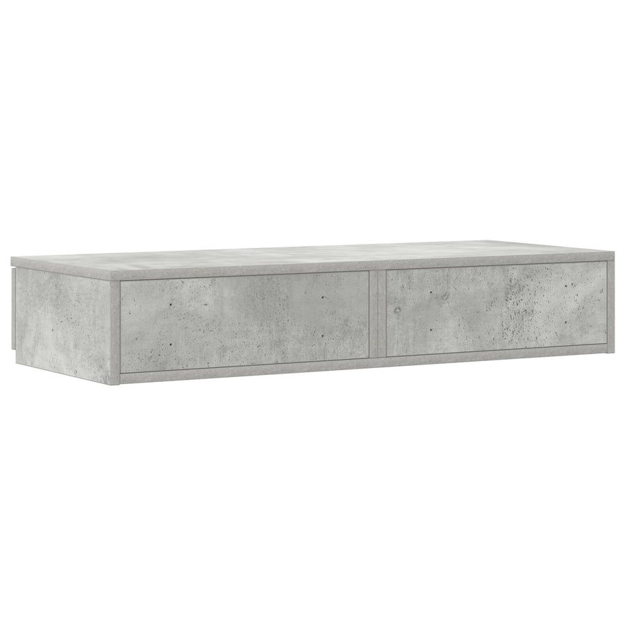 Bedlade Betongrijs Van Hout Beton grijs 100 x 36,5 x 16,5 cm