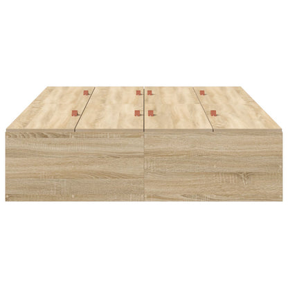 Opbergbedframe Sonoma Eiken 120 x 200 cm
