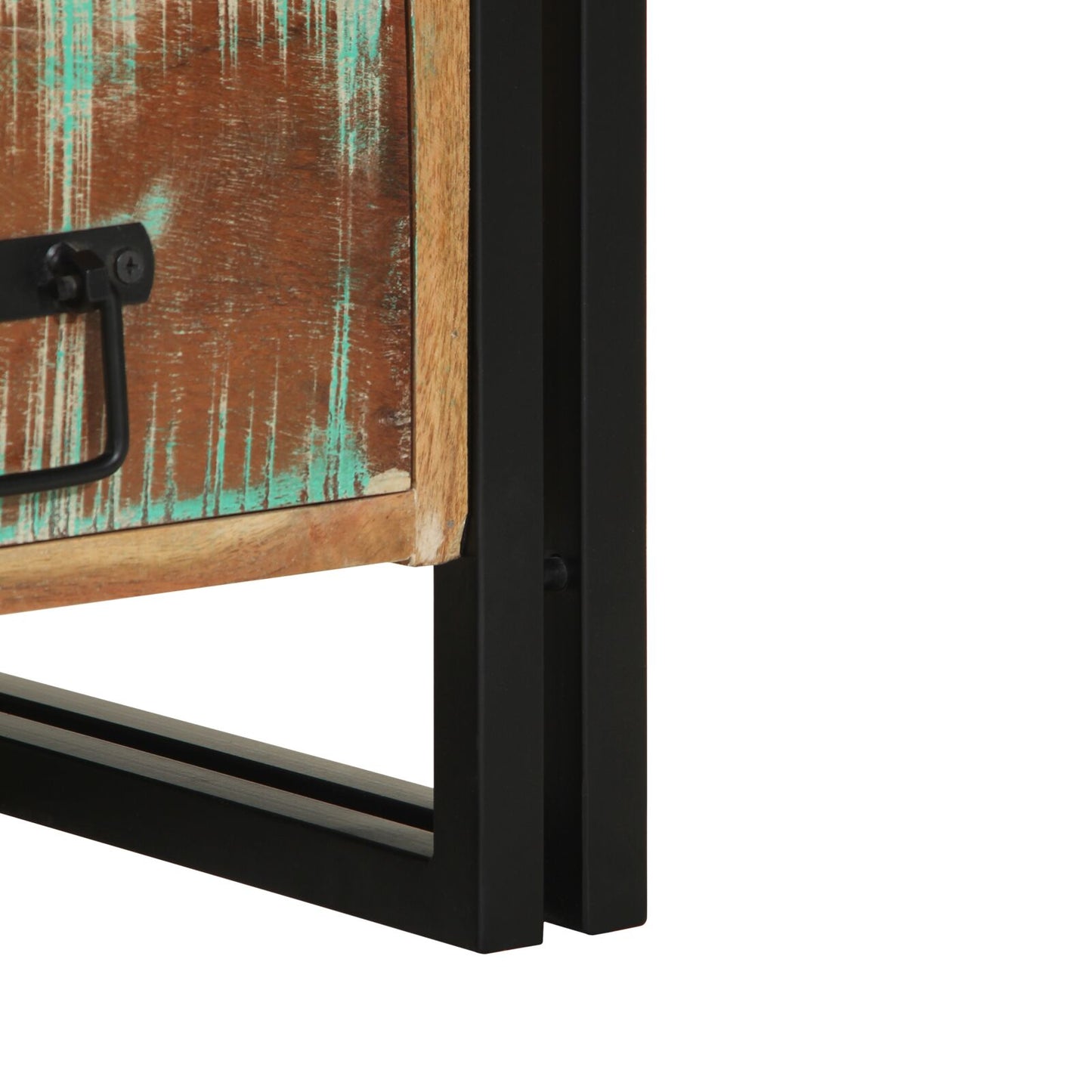 Nachtkastje Kleurrijk 40 x 35 x 50 cm Massief gerecycled hout