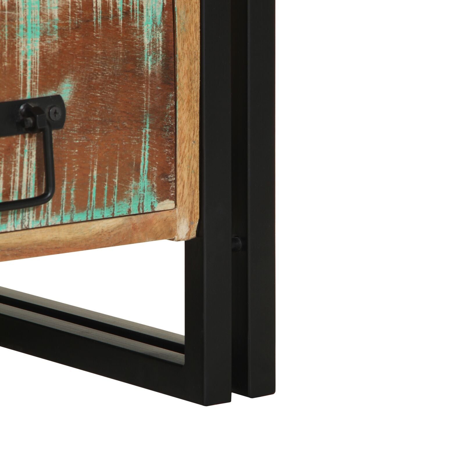 Nachtkastje Kleurrijk 40 x 35 x 50 cm Massief gerecycled hout