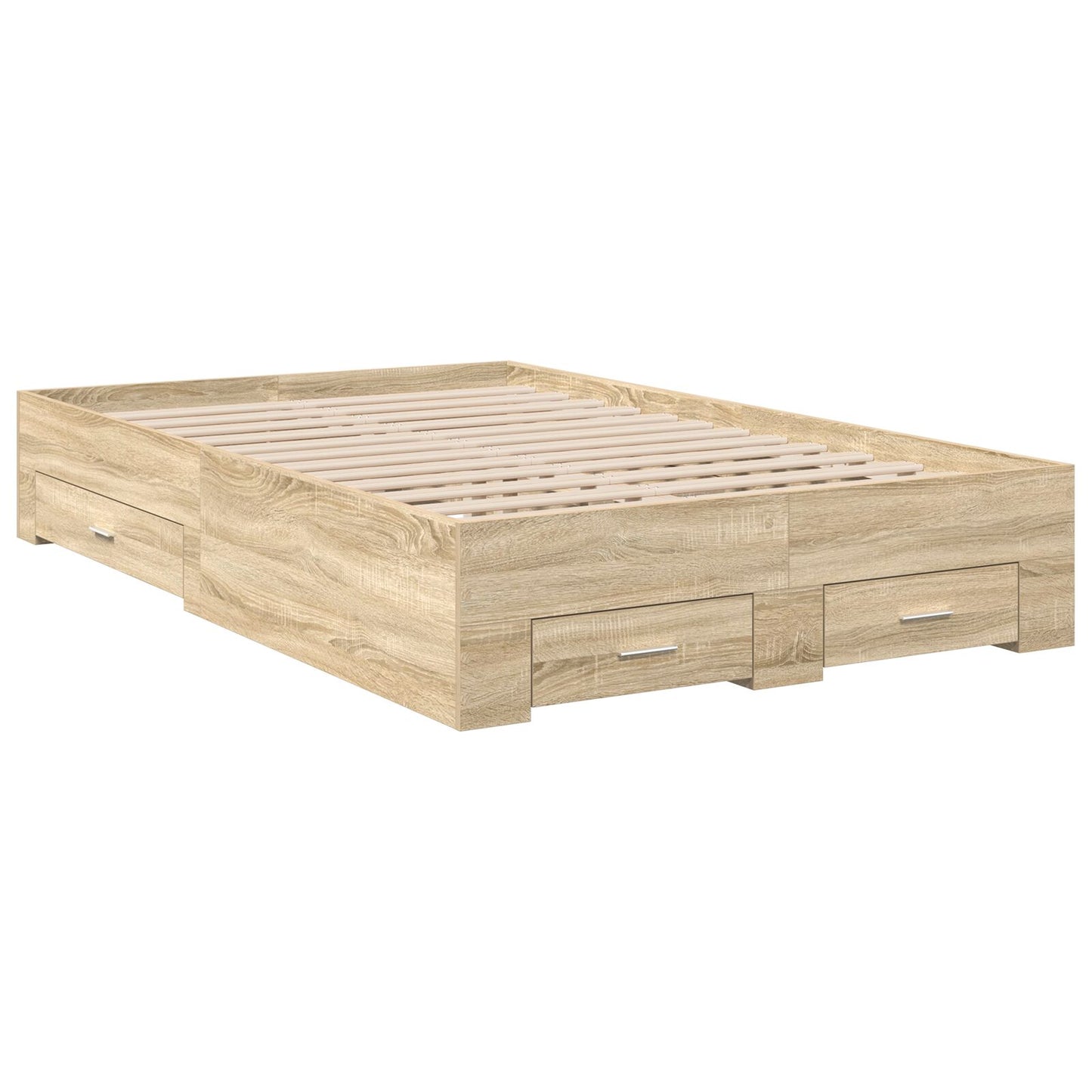 Bedframe Zonder Matras Met Lades Dubbel Gelaagd Hout