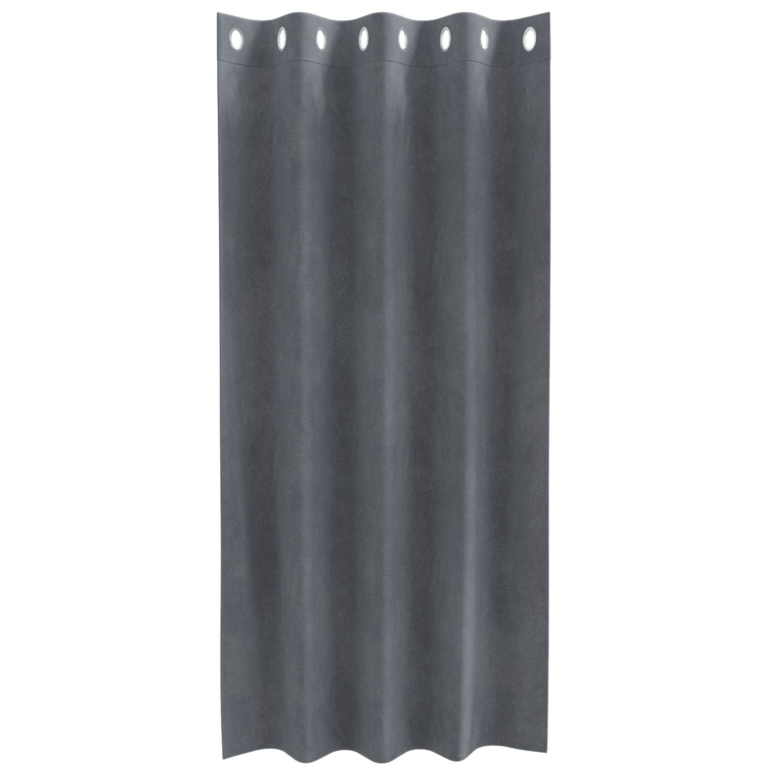 Blackout Gordijnen 2 Stuks Fluweel Super Lichtgrijs 140 x 175 cm met oogjes