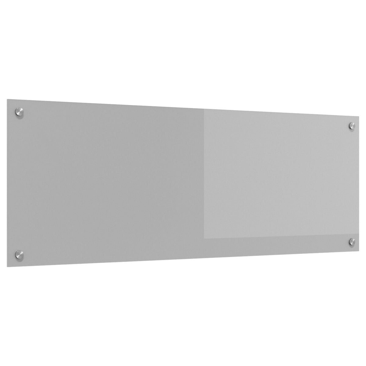 Keuken Achterwand 110X40X0,6 Cm Gelaagd Glas Lichtgrijs 110 x 40 cm