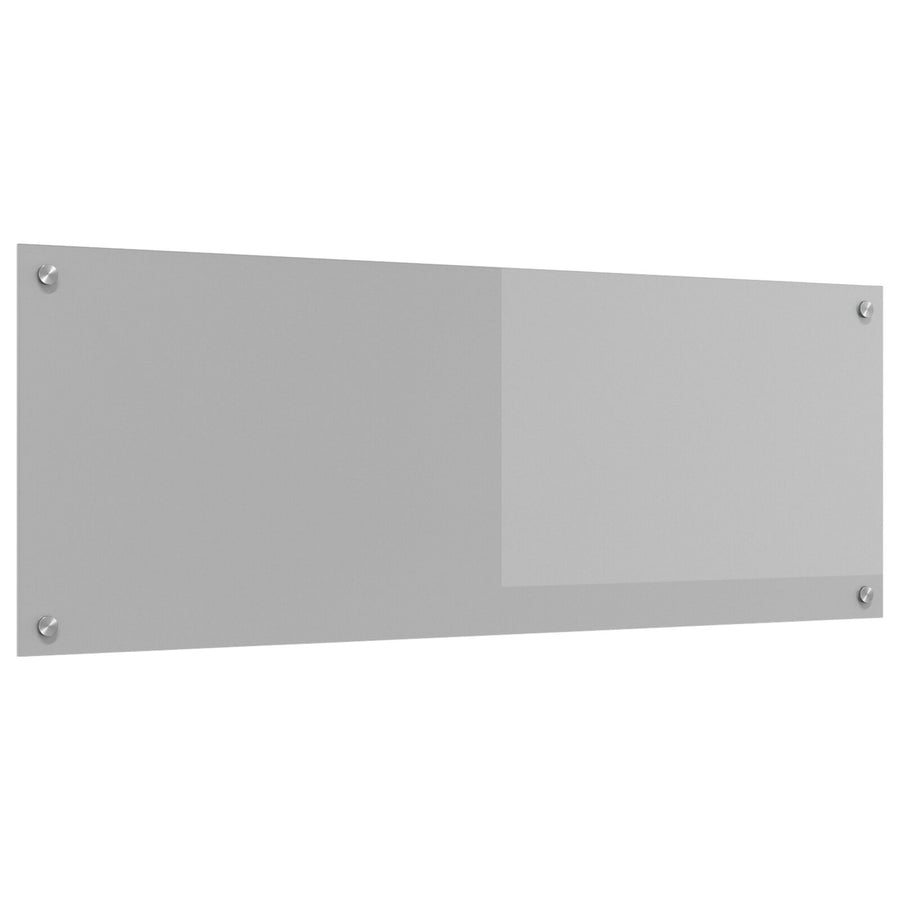 Keuken Achterwand 110X40X0,6 Cm Gelaagd Glas Lichtgrijs 110 x 40 cm
