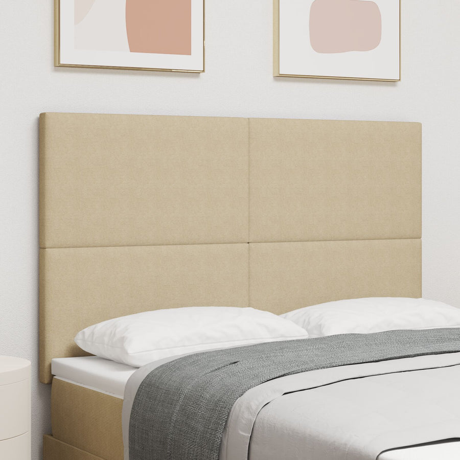 Hoofdbord Effen Ontwerp Lichtgroen Grijs 160 Cm Corduroy Stof