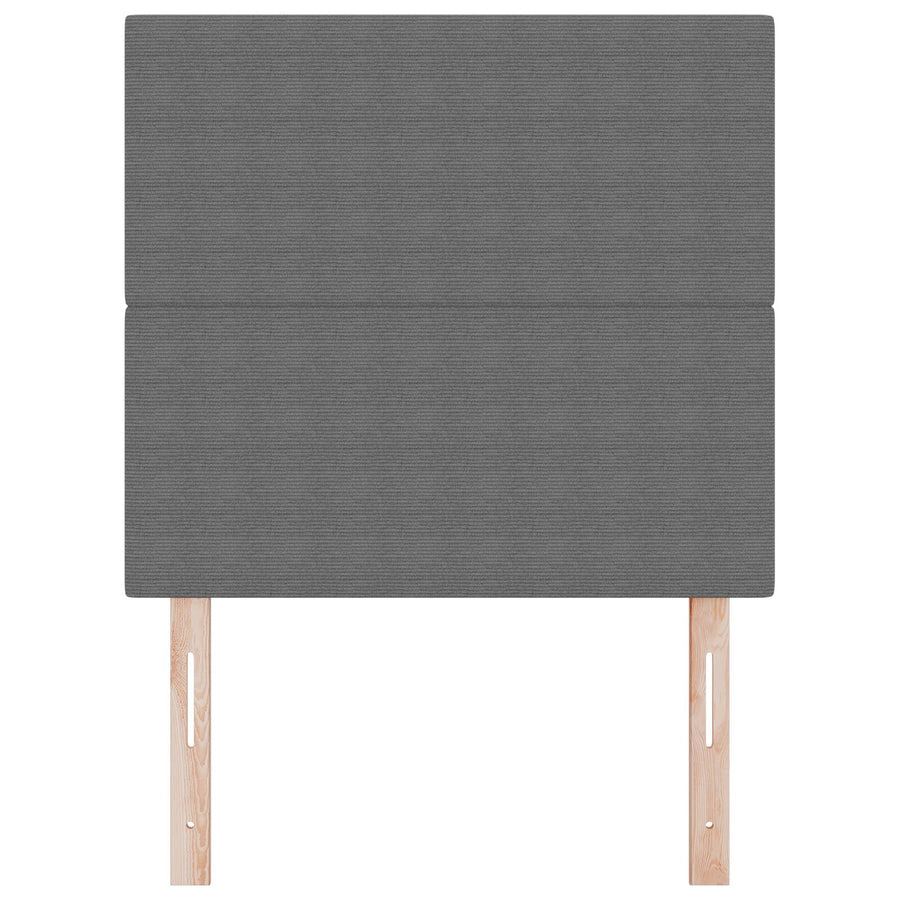 Hoofdbord Eenvoudig Ontwerp Lichtgrijs 100 Cm Korduroy Stof