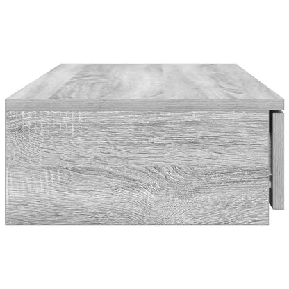 Bedladen 80X36,5X16,5 Cm Bewerkt Hout Grijs sonoma 80 x 36.5 x 16.5 cm