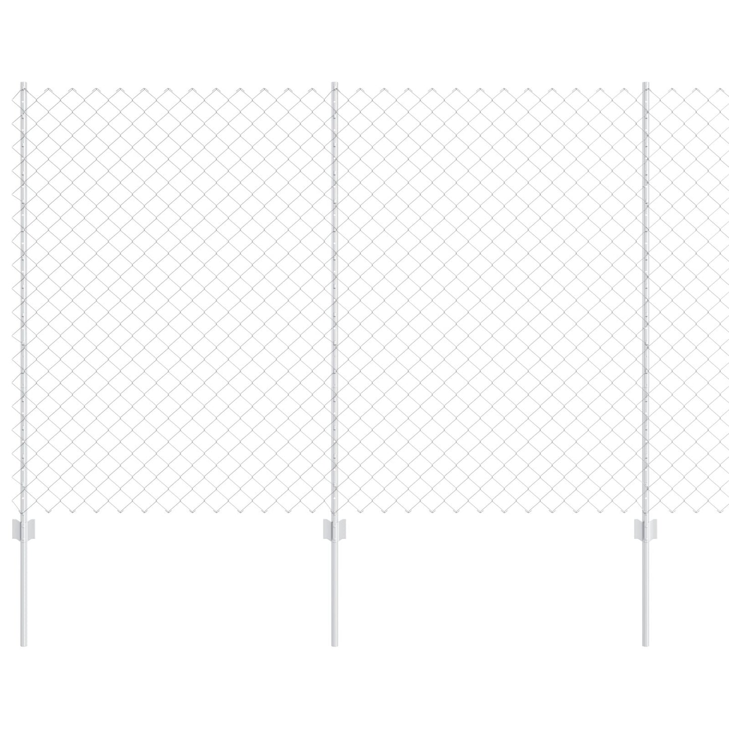 Kettinglink Hek Met 20 U Stangen Zilver 1,5X10 M Staal