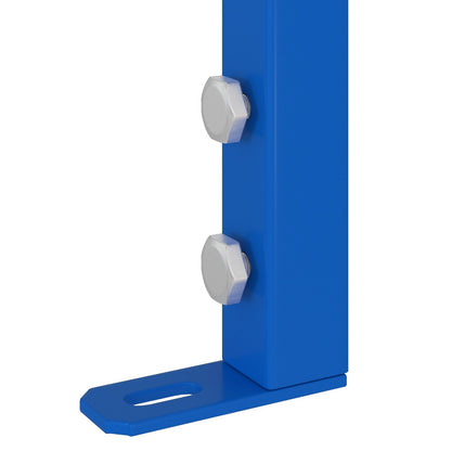 Badkameraccessoire Bevestigingen Blauw Staal 50 X 17,5 X 139 Cm voor urinoirsysteem