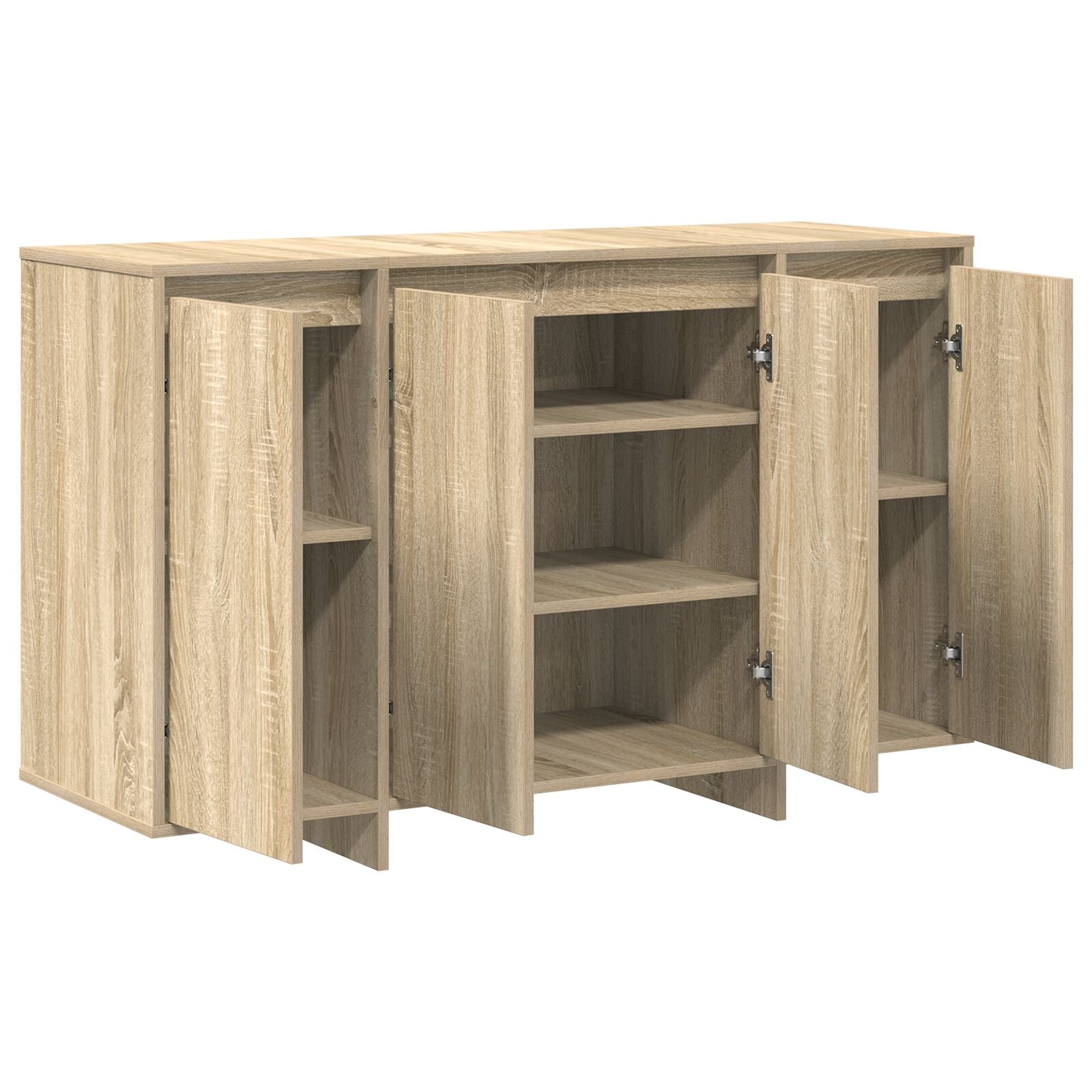 Sonoma Eiken Dressoir Sonoma Eiken Geengineerd Hout