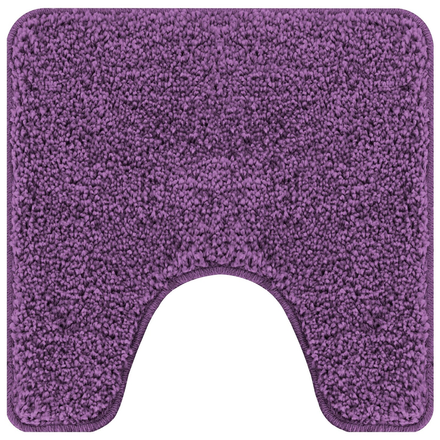 2-Delige Badmat Set E Polypropyleen Antislip Paars