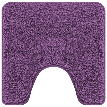 2-Delige Badmat Set E Polypropyleen Antislip Paars