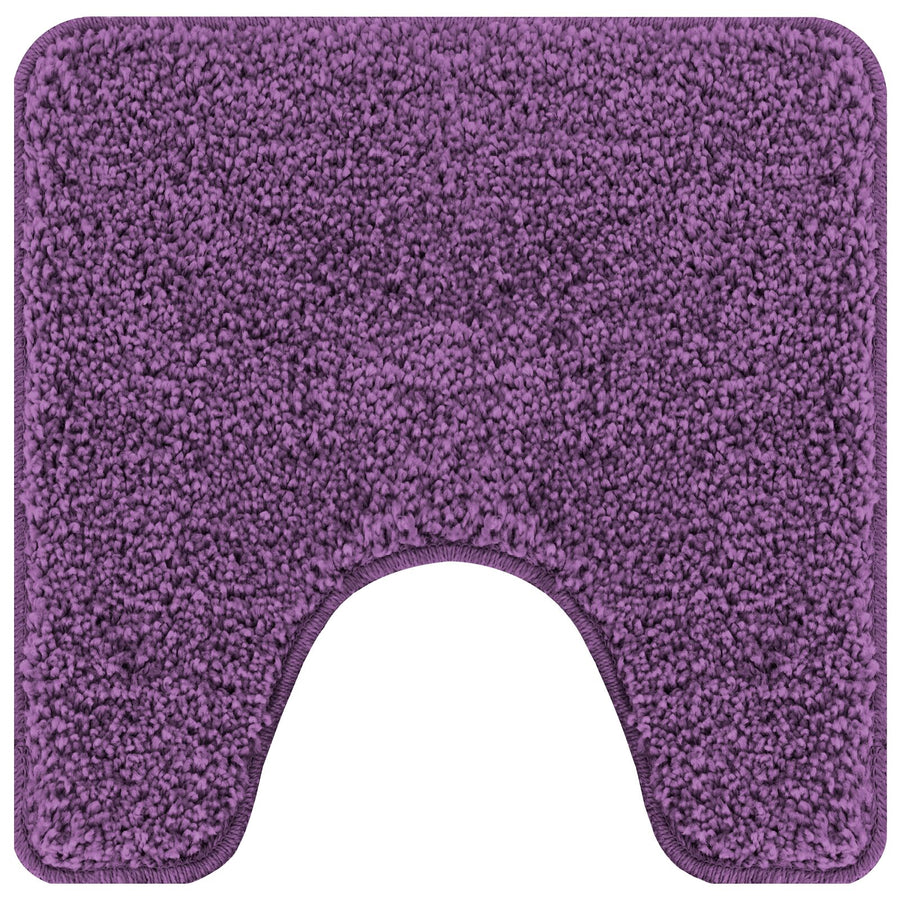 2-Delige Badmat Set E Polypropyleen Antislip Paars