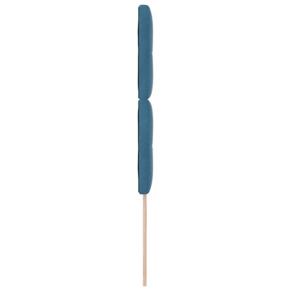 Hoofdbord Knopen Gequiltd Fluweel Donkerblauw 80 cm Hoog hoofdbord
