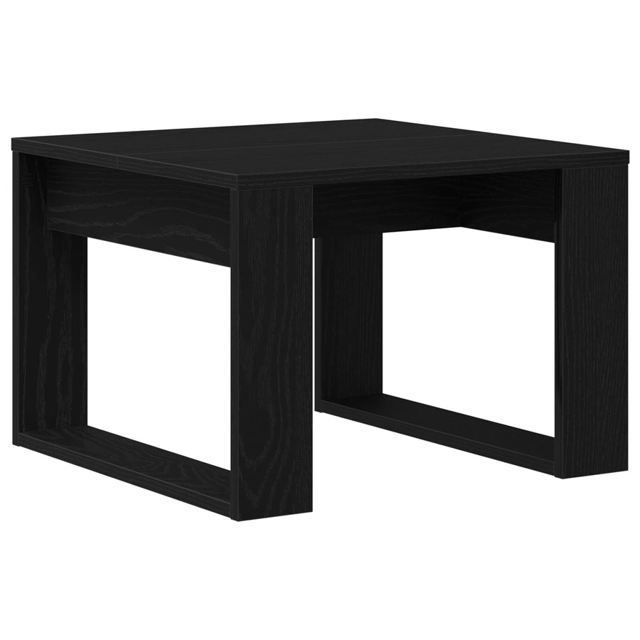 Zijtafel - , Gemaakt Van Engineered Wood 50 x 50 x 35 cm Zwarte eiken
