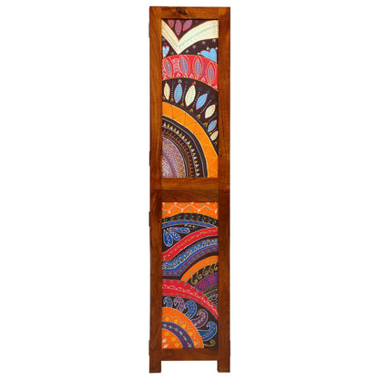 Ruimteverdeler 3 Panelen Honingbruin Massief Hout Acacia 35 x 1.5 x 160 cm