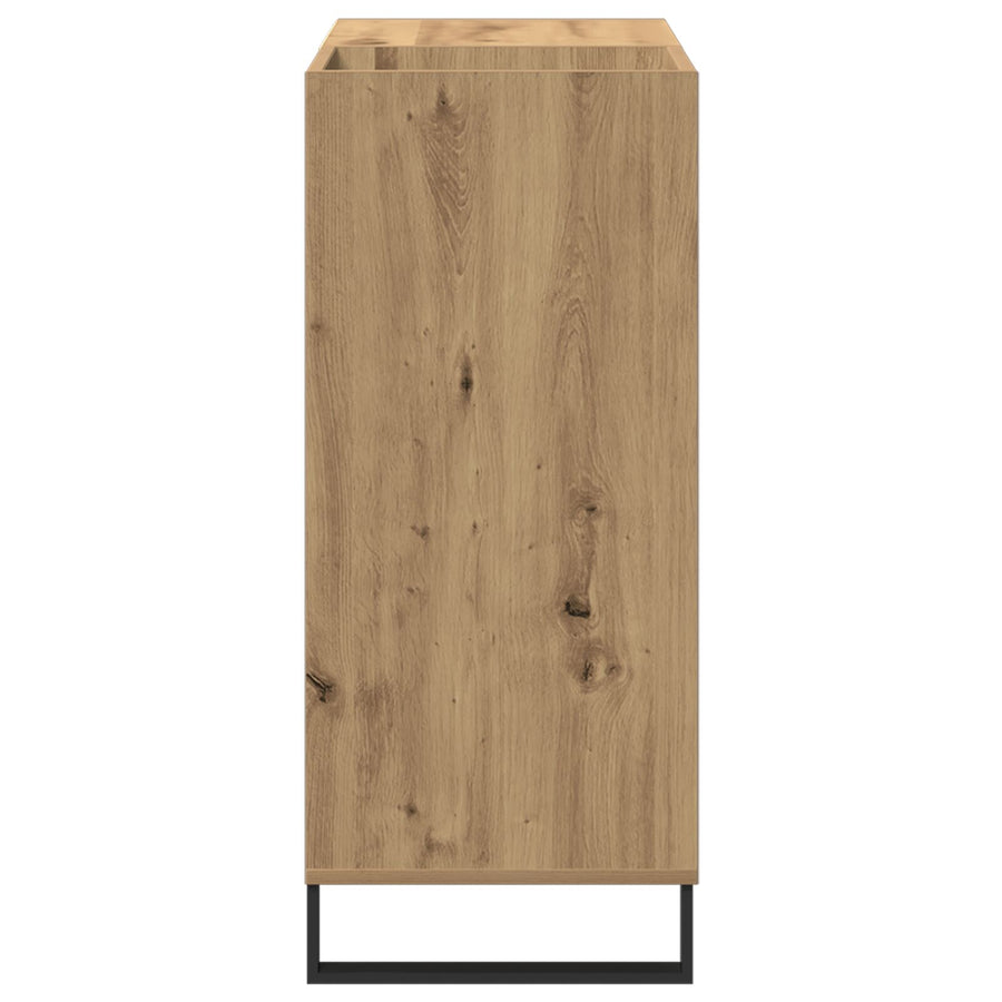 Platenkast 84,5X38X90 Cm Geengineerd Hout Oude Hout