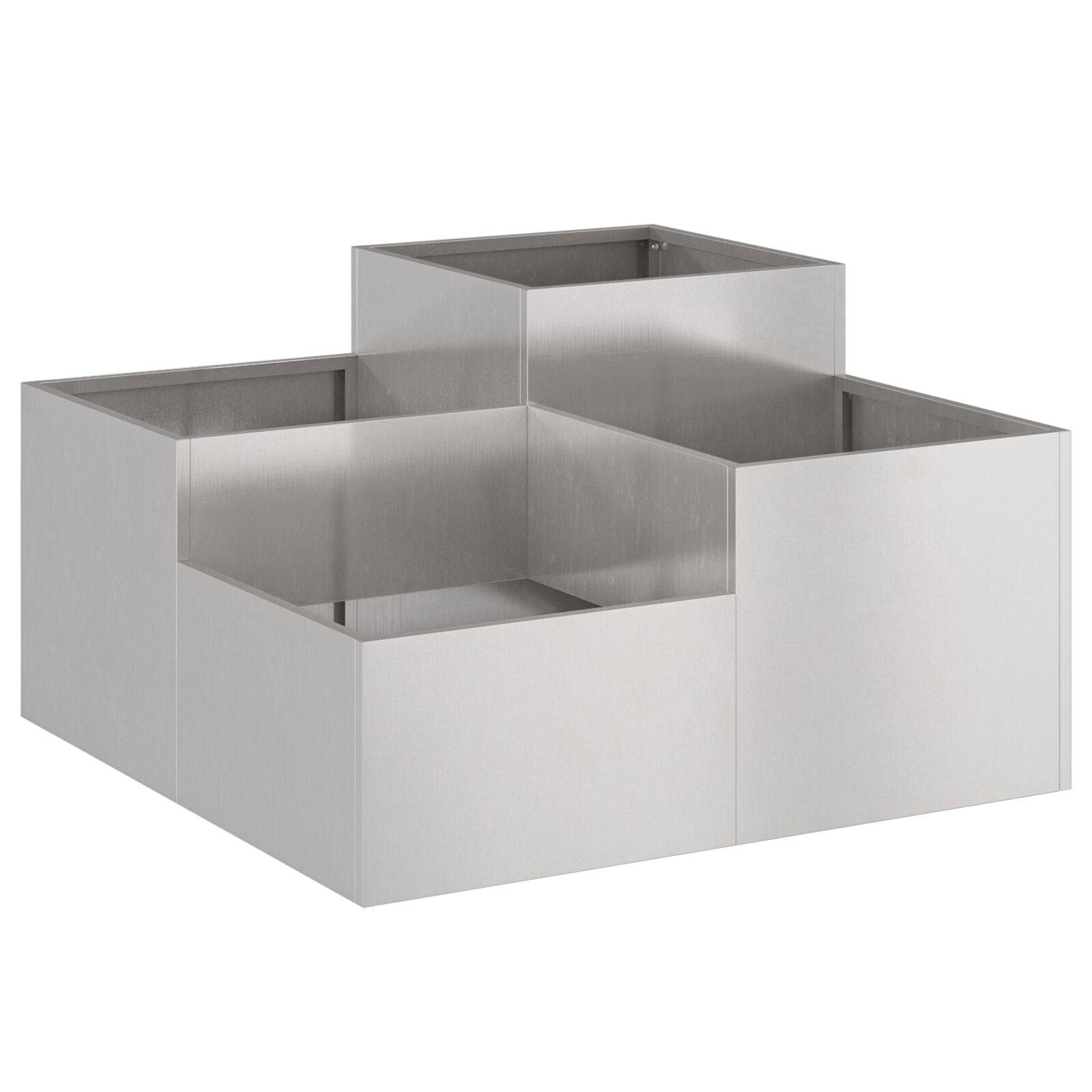 Tuin Planter Weerbestendig staal 80 x 80 x 48 cm