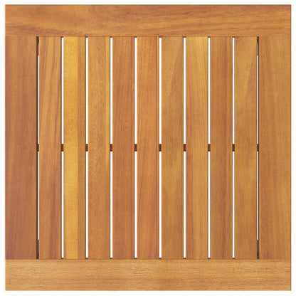 45X45X38 Cm Massief Acaciahout zonder kussen Bijzettafel