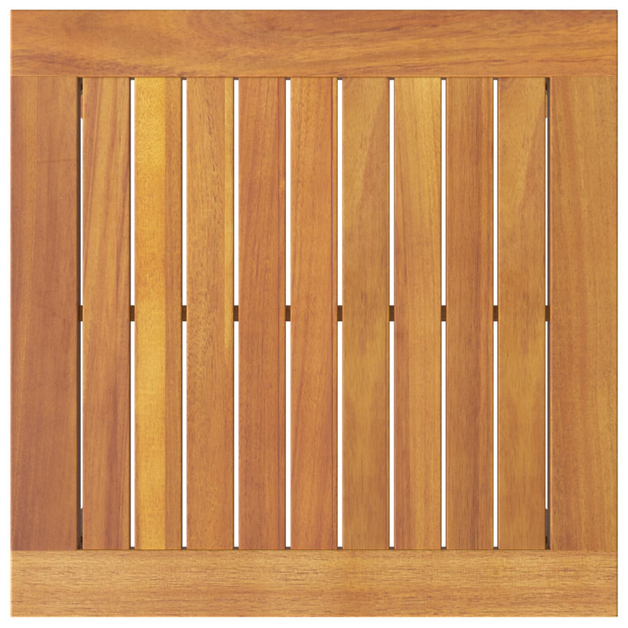 45X45X38 Cm Massief Acaciahout zonder kussen Bijzettafel